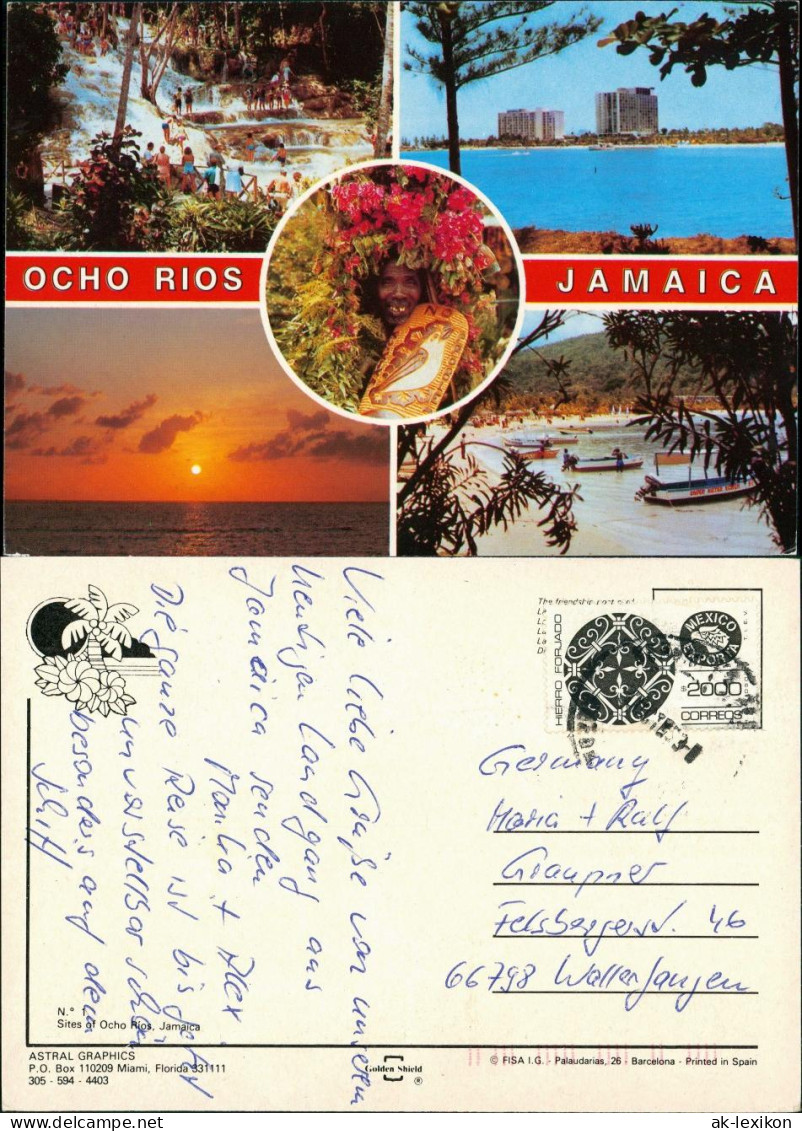Jamaika  Jamaica Jamaika Karibik Ocho Rios Multi-View Postcard 1980 - Non Classificati