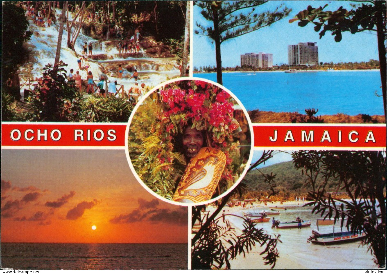 Jamaika  Jamaica Jamaika Karibik Ocho Rios Multi-View Postcard 1980 - Non Classés