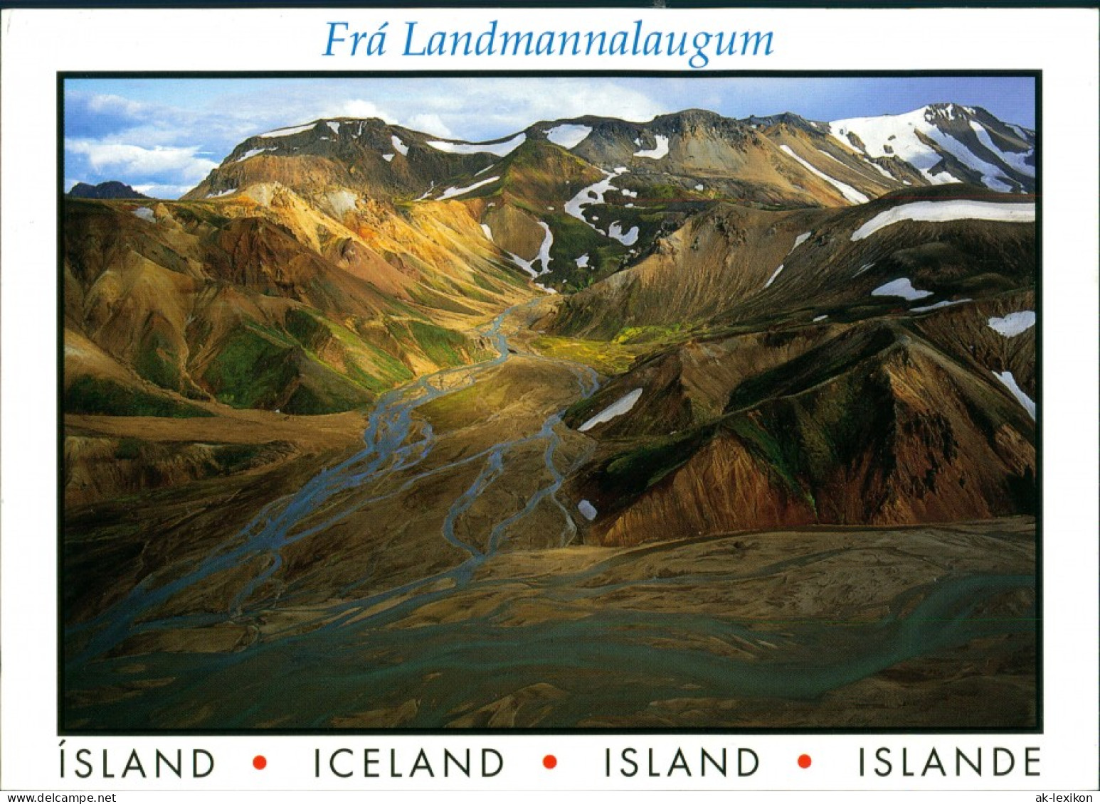 Island Allgemein-Island Iceland Fra Landmannalaugum Berg Landschaft 1993 - Iceland