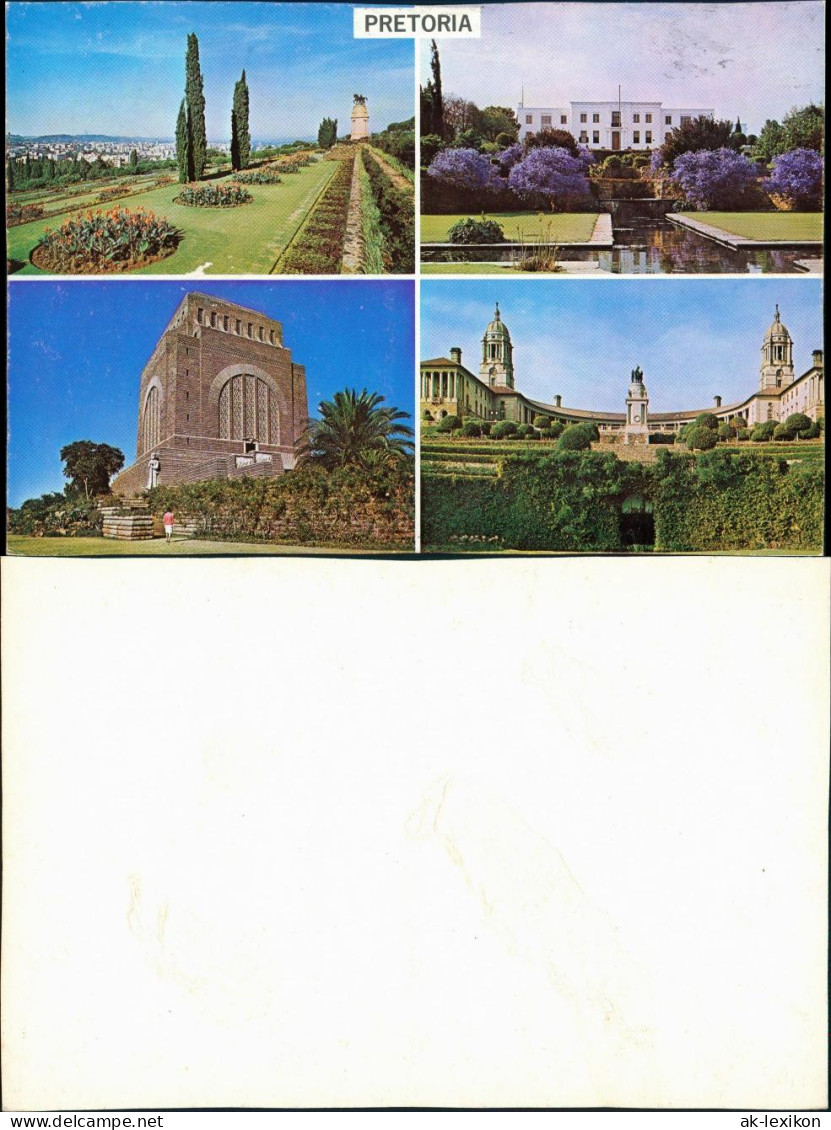 Pretoria Tshwane Mehrbild-AK 4 Ansichten, Multi-View-Postcard, Südafrika 1970 - Afrique Du Sud