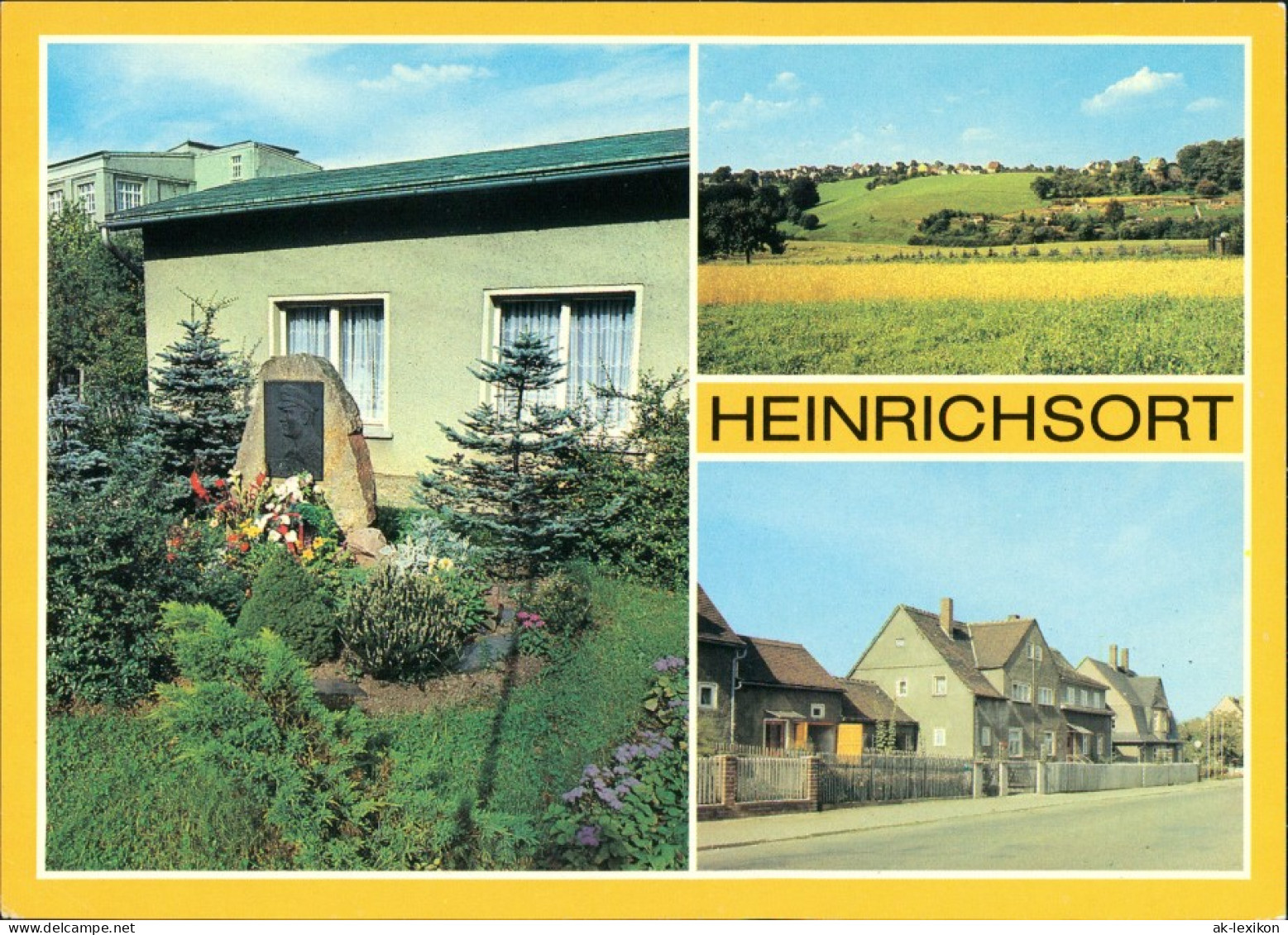 Heinrichsort-Lichtenstein (Sachsen)  Thälmann-Gedenkstätte,  Hauptstraße 1981 - Lichtenstein