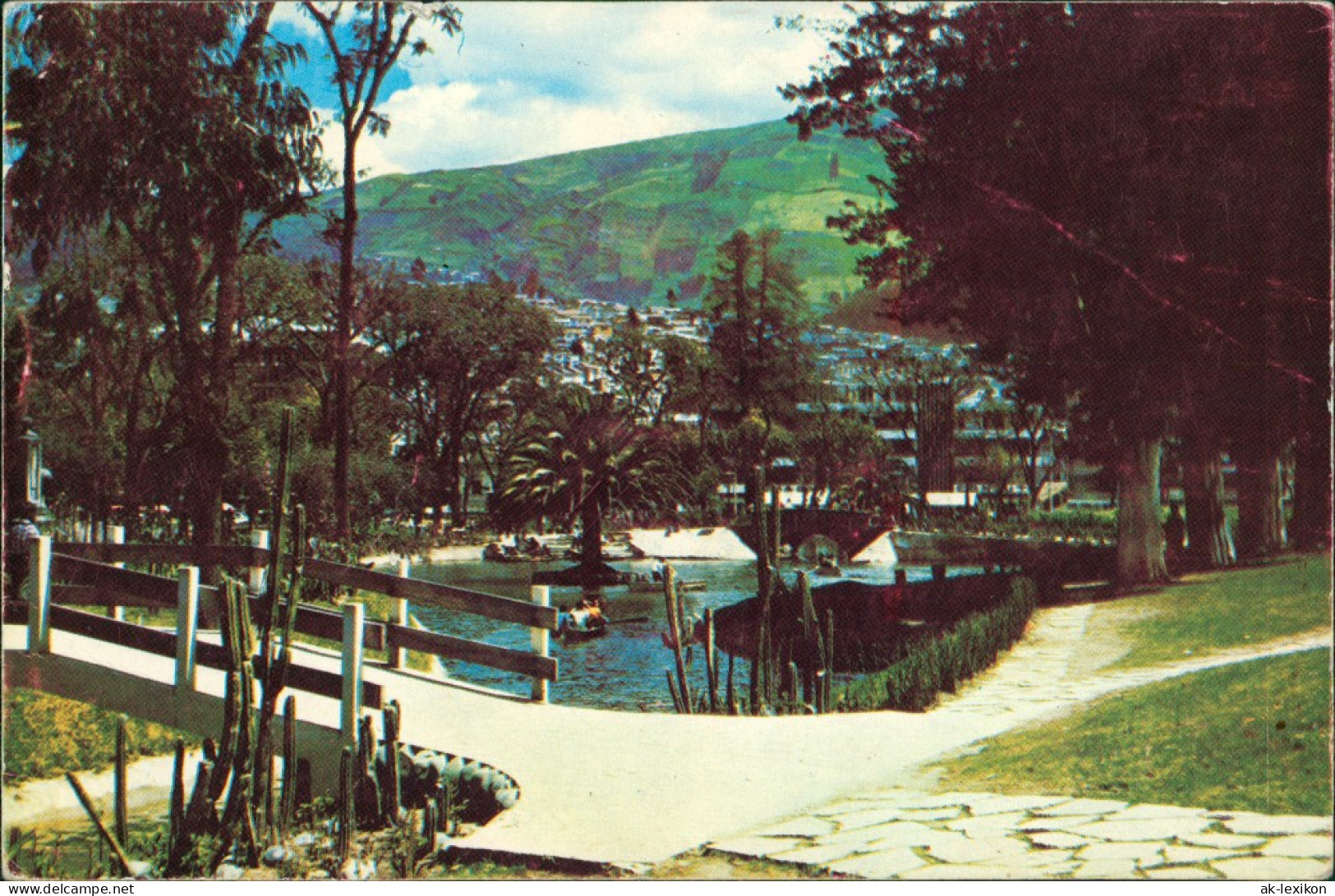 Postcard Quito Stadtpartie 1971 - Ecuador