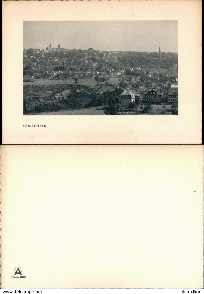 Ansichtskarte Remscheid Panorama-Ansicht Foto-Ansicht 1930 - Remscheid