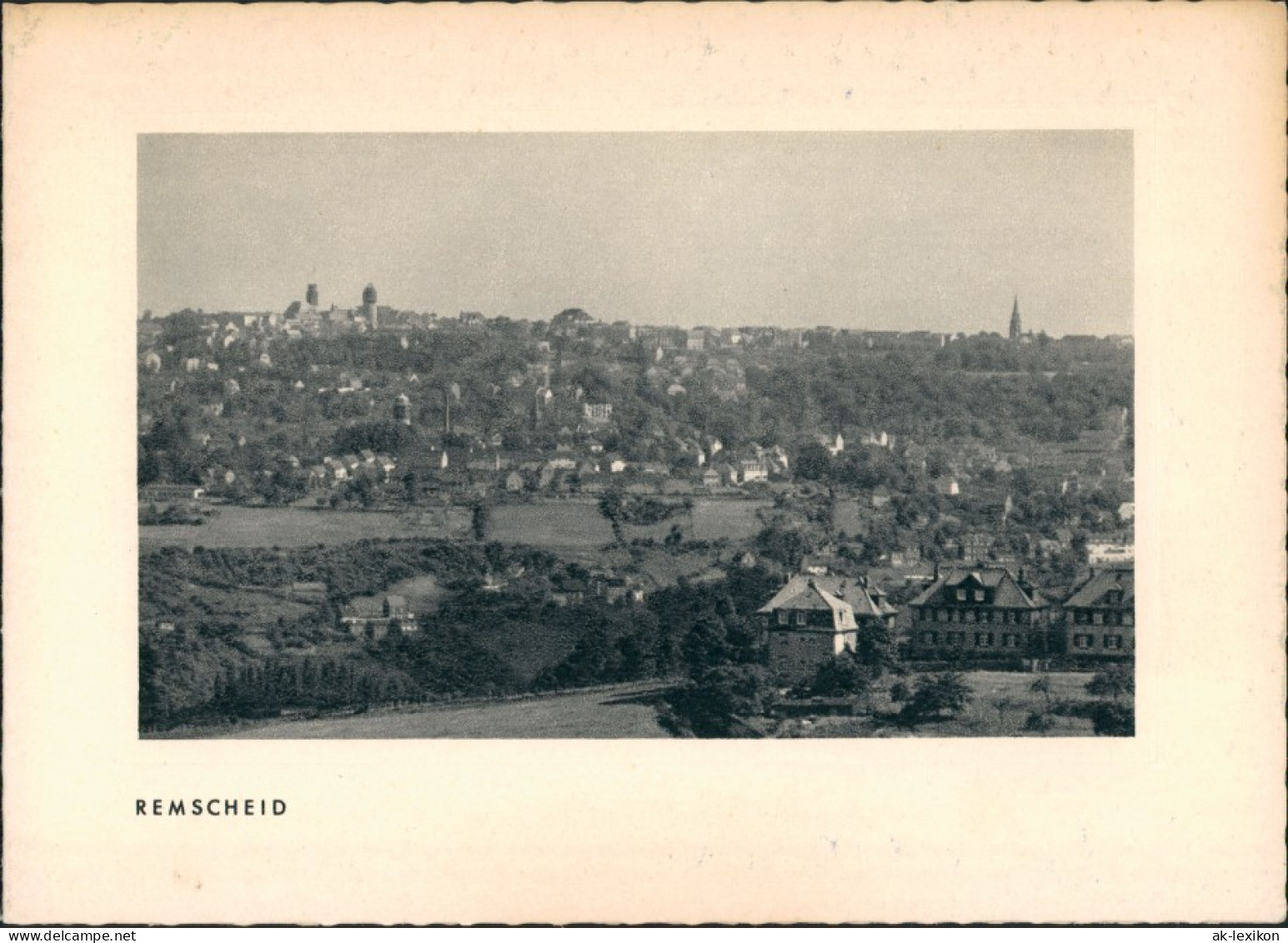 Ansichtskarte Remscheid Panorama-Ansicht Foto-Ansicht 1930 - Remscheid