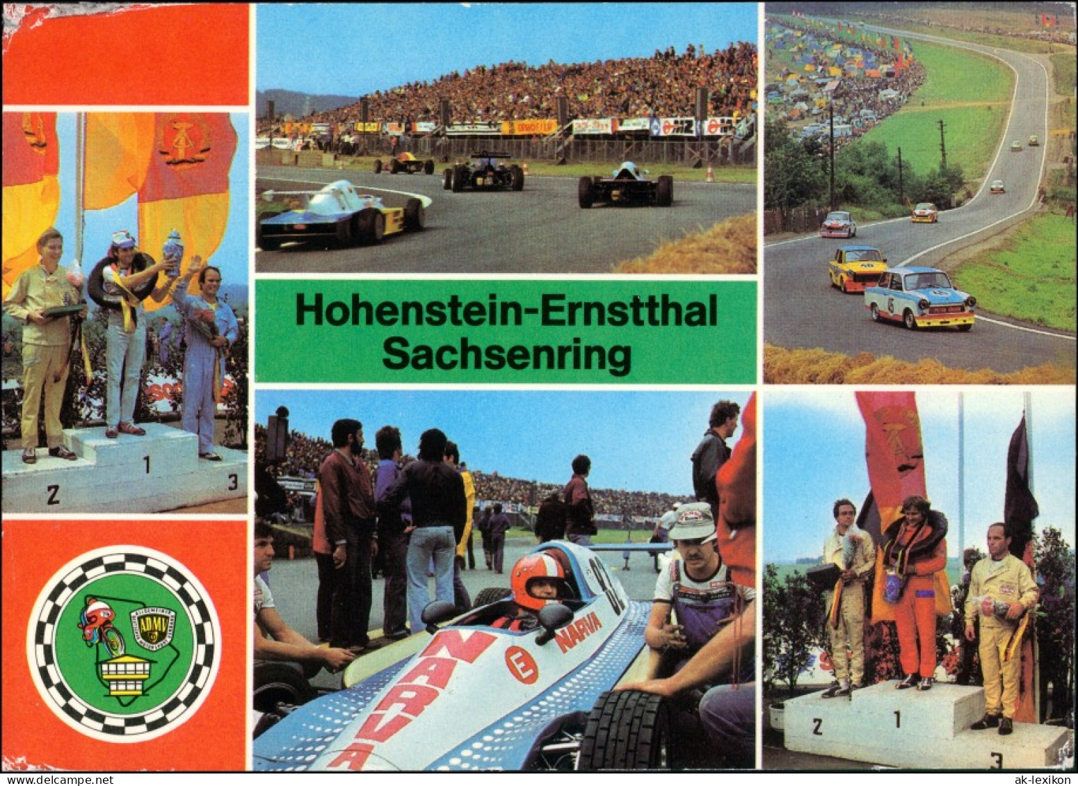 Ansichtskarte Hohenstein-Ernstthal Sachsenring 1980 - Hohenstein-Ernstthal
