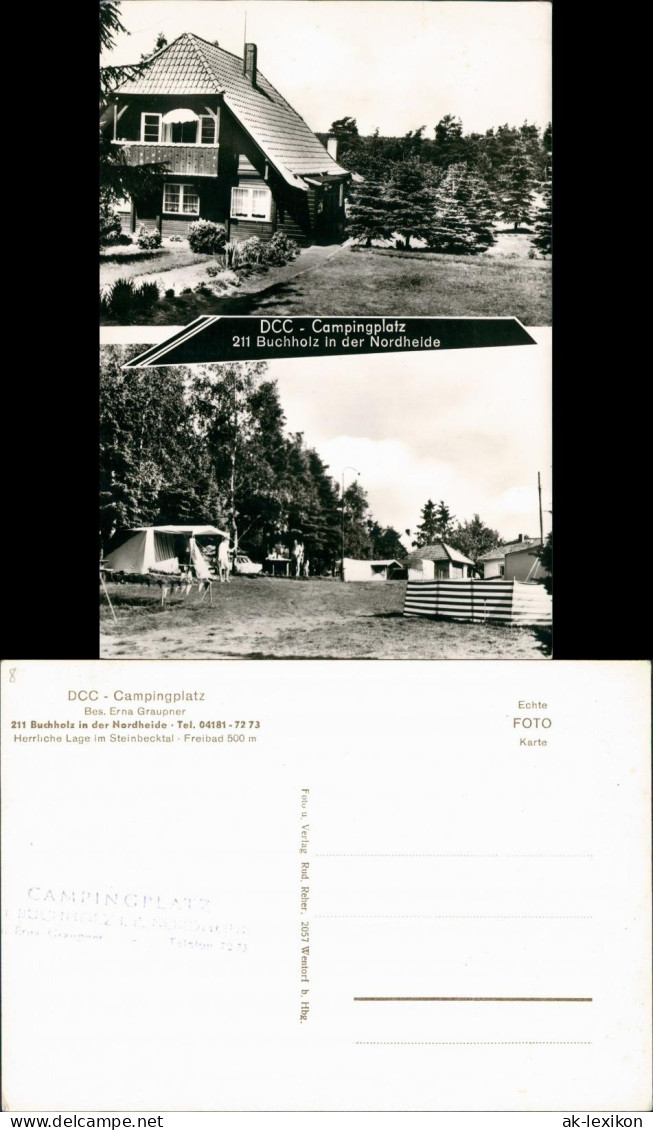 Ansichtskarte Buchholz In Der Nordheide DCC - Campingplatz 2 Bild Zelte 1969 - Buchholz