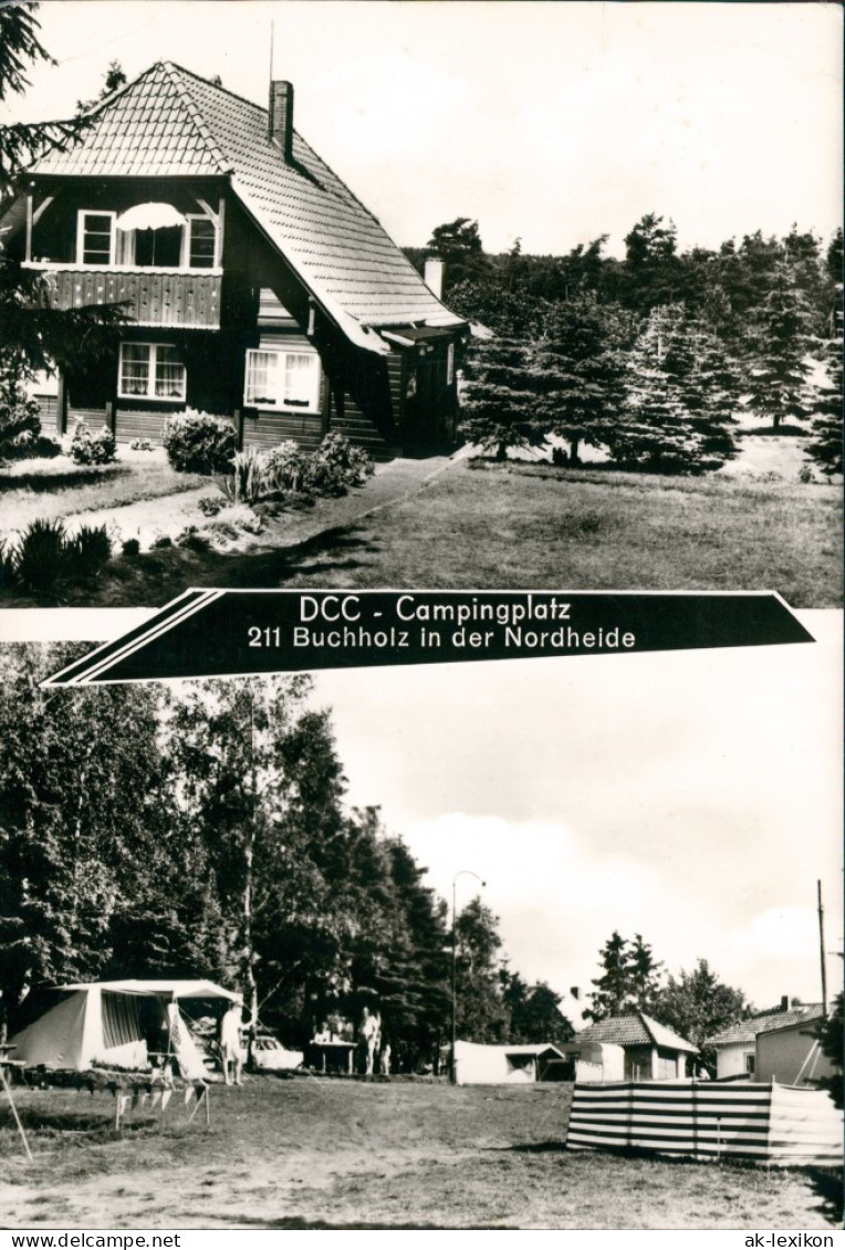 Ansichtskarte Buchholz In Der Nordheide DCC - Campingplatz 2 Bild Zelte 1969 - Buchholz