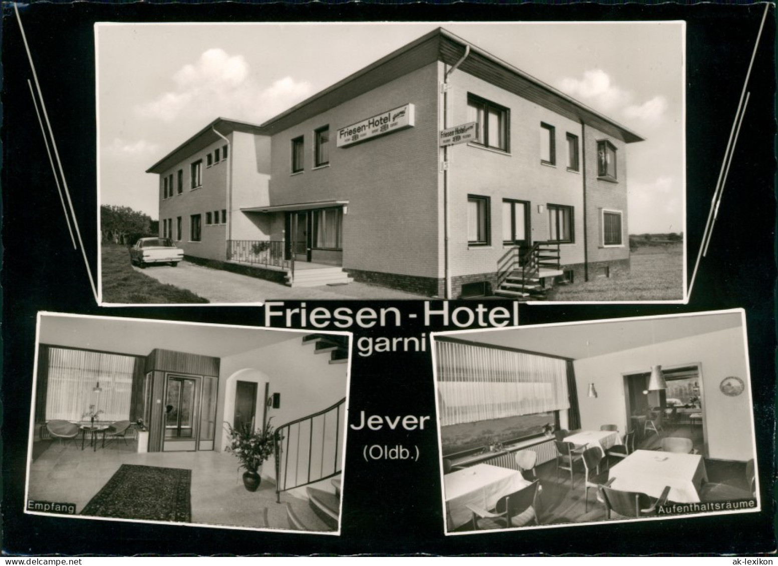 Ansichtskarte Jever FRIESEN-HOTEL Garni MB 1966 - Jever