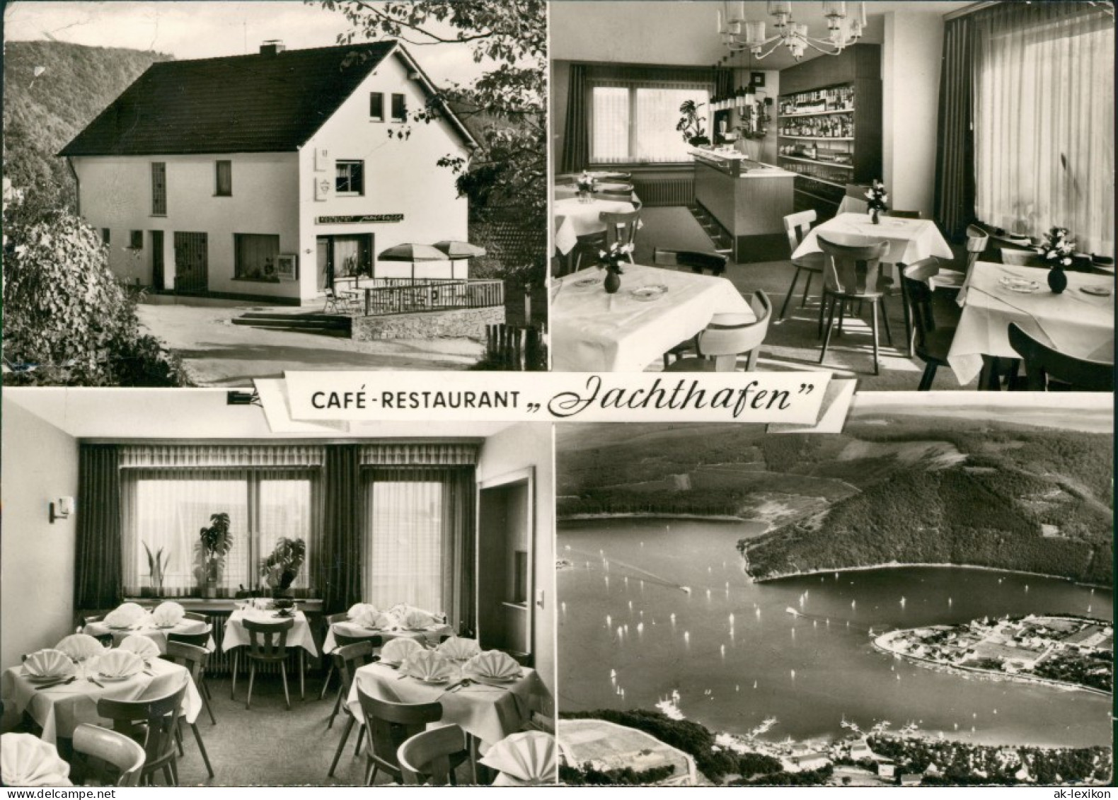 Ansichtskarte Woffelsbach-Simmerath Café - "Restaurant Yachthafen" 1968 - Simmerath