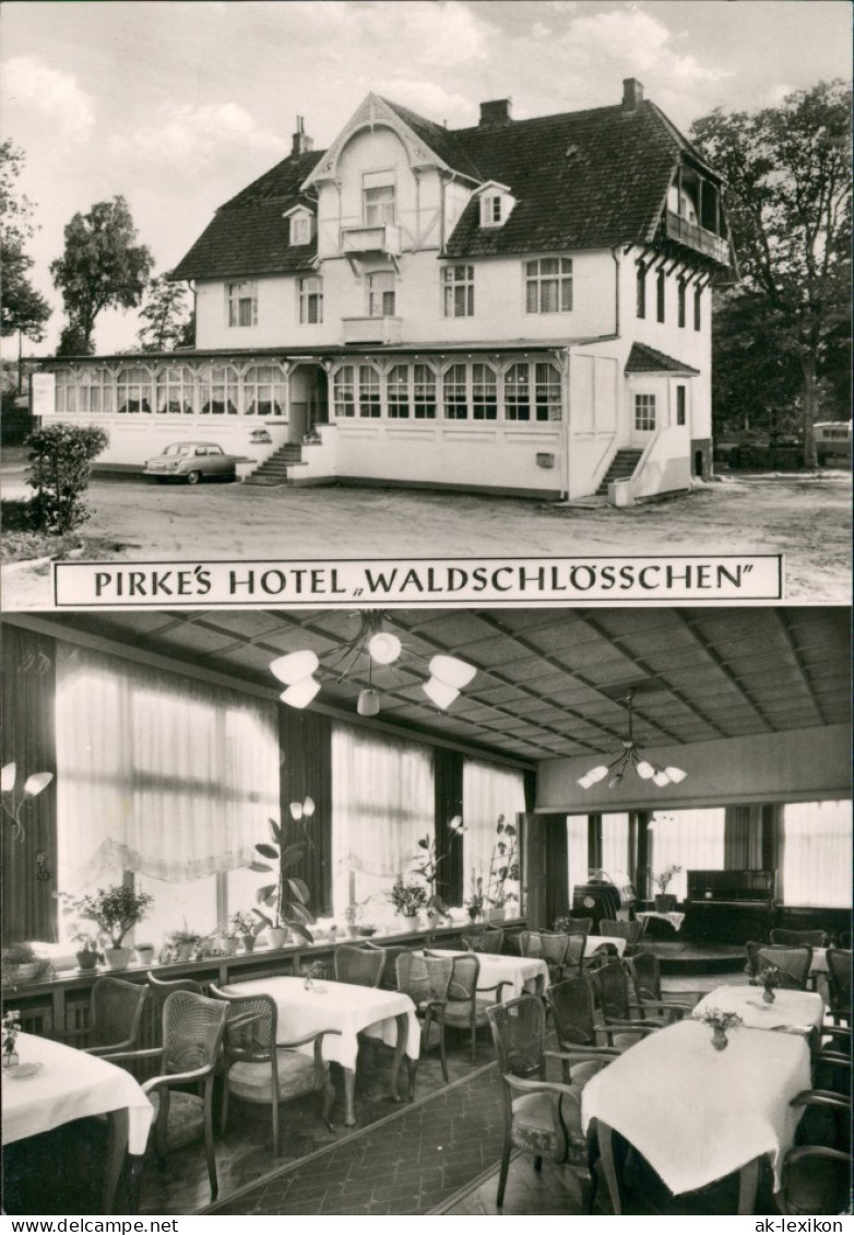 Ansichtskarte Rotenburg (Wümme) PIRKE'S HOTEL - WALDSCHLOSSCHEN 2 Bild 1961 - Rotenburg (Wümme)