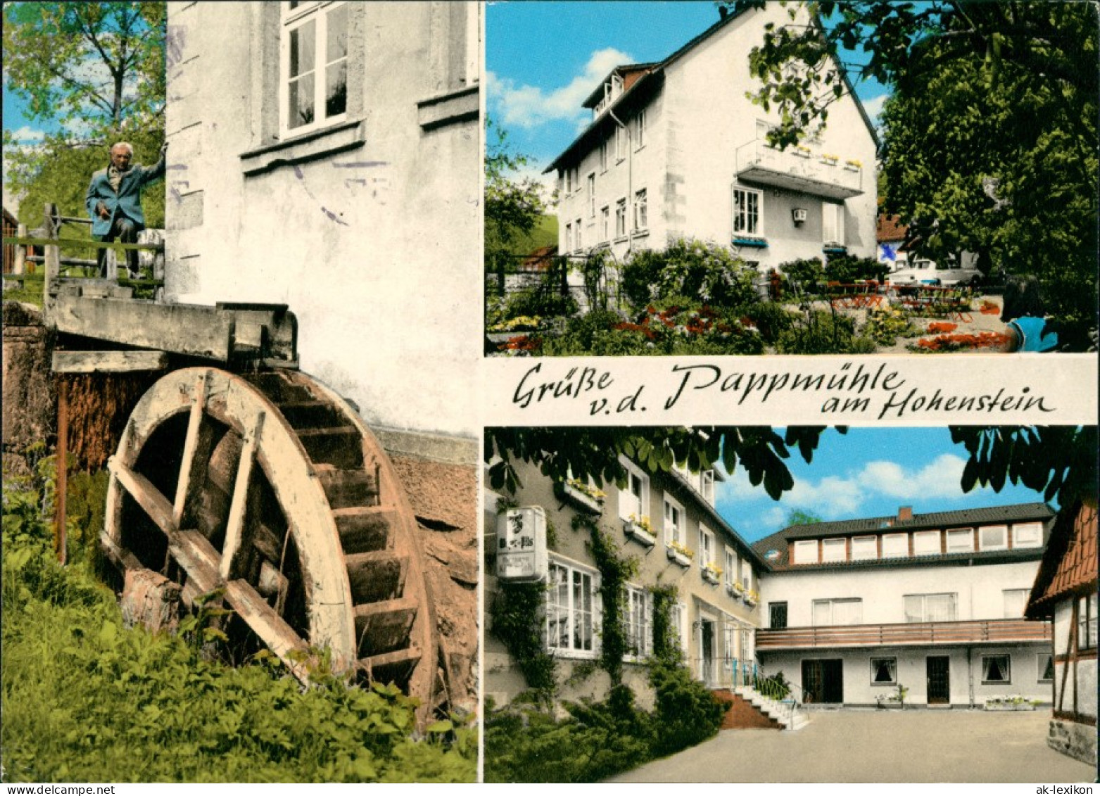 Ansichtskarte Zersen-Hessisch Oldendorf Gast- Und Pensionshaus Pappmühle 1975 - Hessisch-Oldendorf