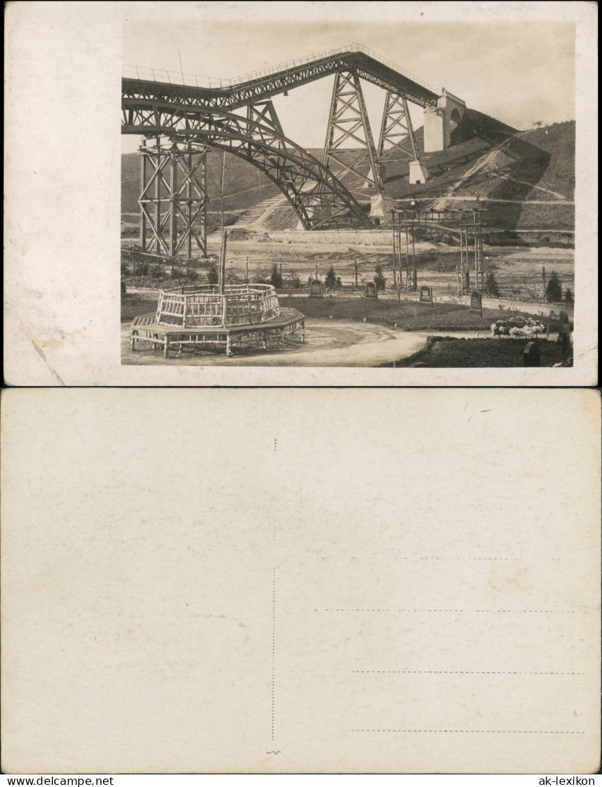 Foto  Brücke Im Bau - Technik, Friedhof 1917 Privatfoto - Non Classés