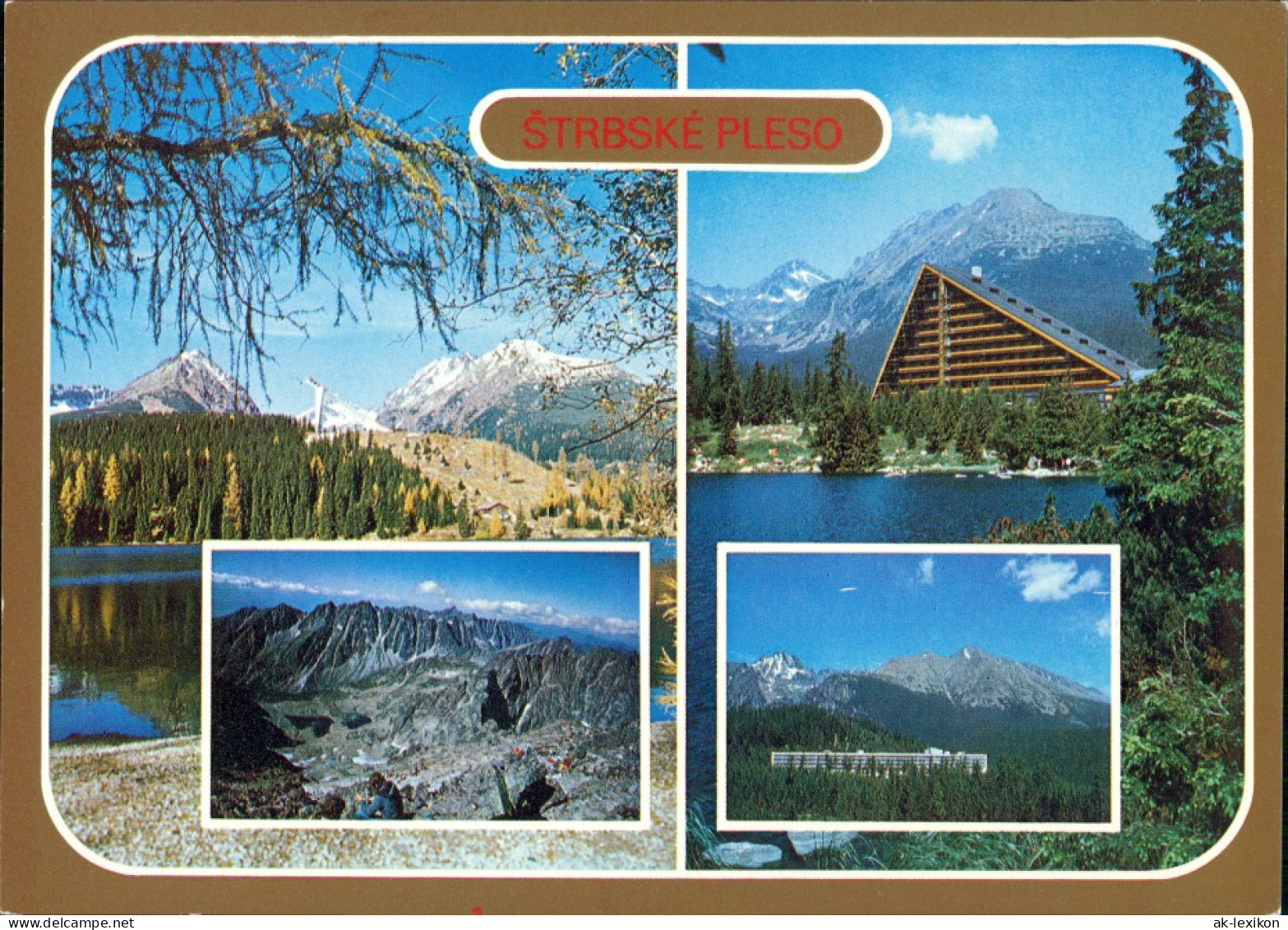 Postcard .Slowakei Hohe Tatra Vysoké Tatry Strbske Pleso 1980 - Slovaquie