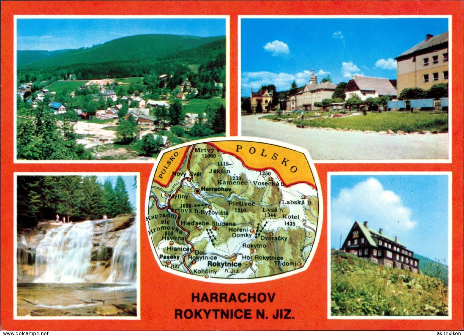 Ansichtskarte  Riesengebirge (Krkonoše) Ua. Harrachov, Dvoracky Uvm. 1980 - Non Classificati