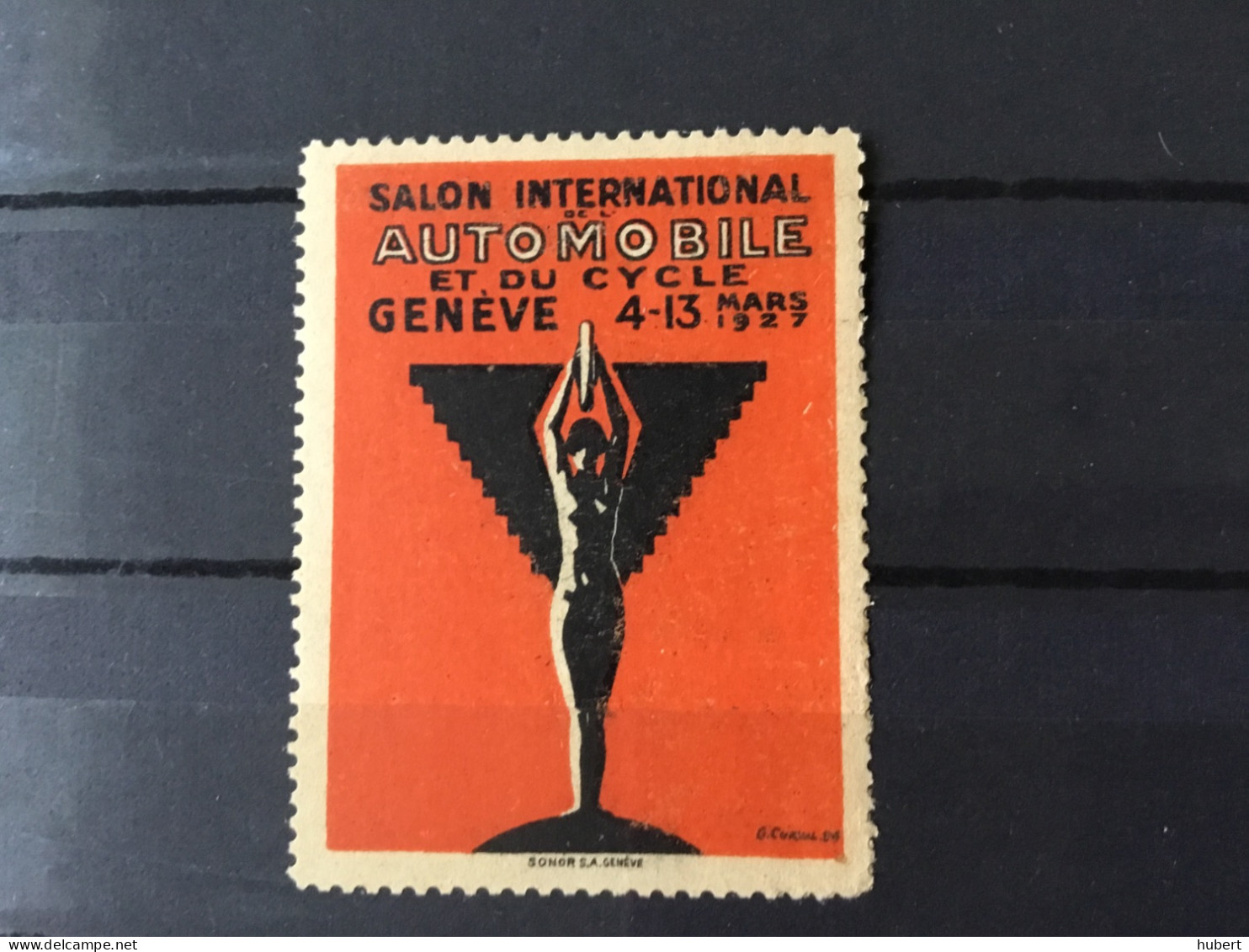 Suisse Vignette Salon International Automobile Genève 1927 - Cinderellas