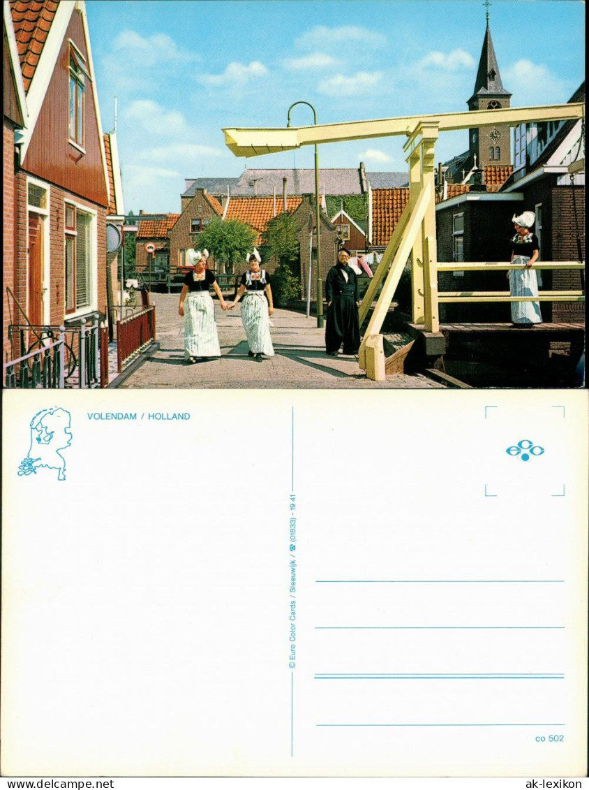 Volendam-Edam-Volendam Trachten/ Typen Straßen  Trachtenkleidung 1975 - Volendam