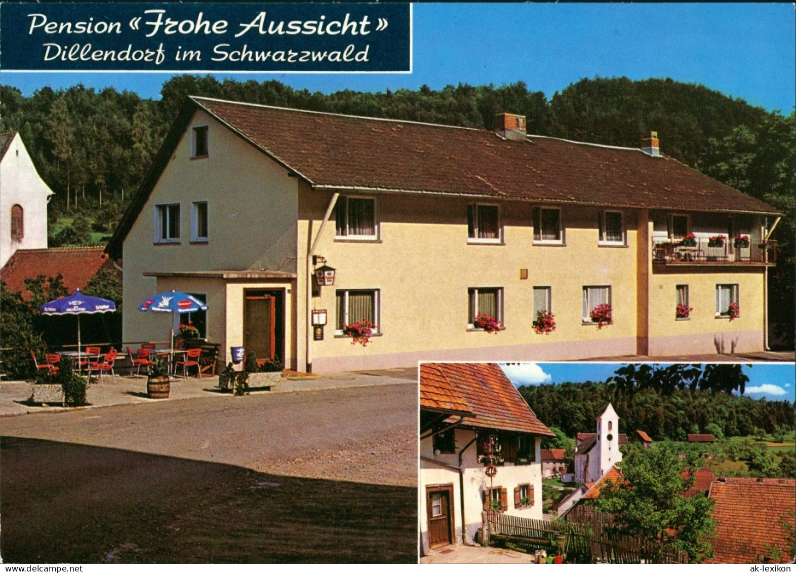 Dillendorf-Bonndorf (Schwarzwald) Gasthaus Pension Frohe Aussicht 1979 - Bonndorf