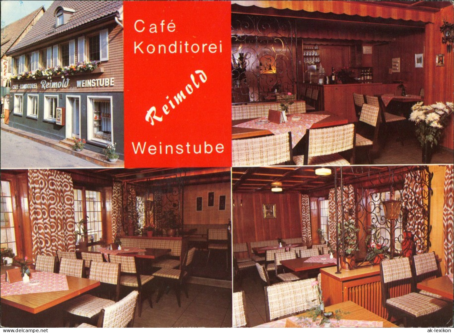 Alpirsbach Café Konditorei Weinstube REIMOLD Aischbachstrasse 1970 - Alpirsbach