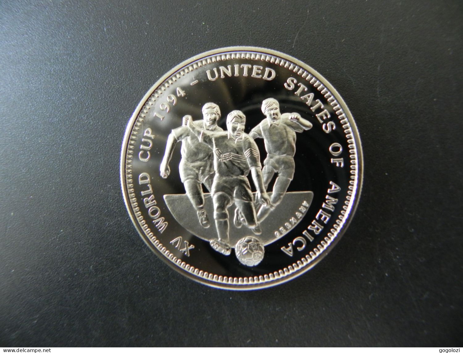 Uganda 1000 Shillings 1993 - Football World Cup USA 1994 Germany - Uganda