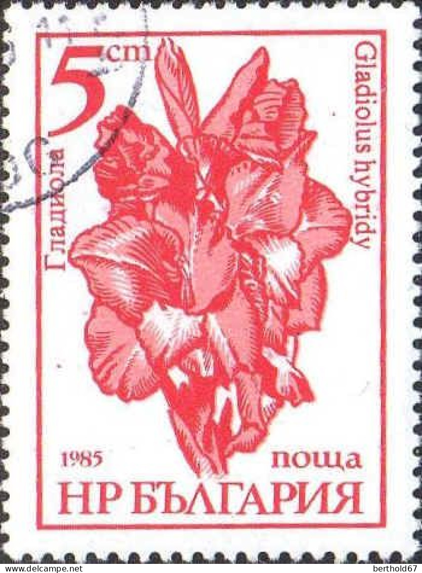 Bulgarie Poste Obl Yv:2956/2957 Fleurs (Beau Cachet Rond) - Gebraucht