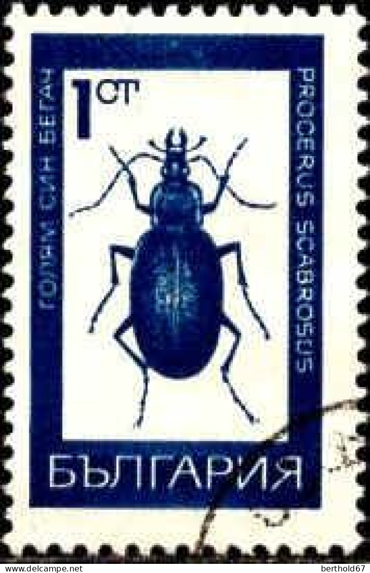 Bulgarie Poste Obl Yv:1610-11-13-14 Insectes (cachet Rond) - Gebraucht