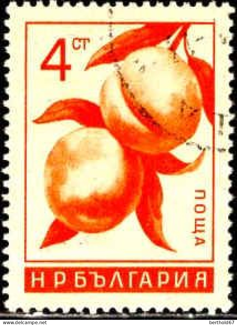 Bulgarie Poste Obl Yv:1366/1368 Fruits (cachet Rond) - Usati