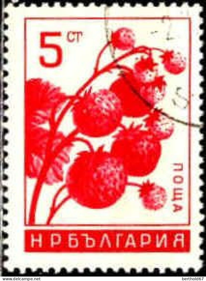 Bulgarie Poste Obl Yv:1366/1368 Fruits (cachet Rond) - Usados