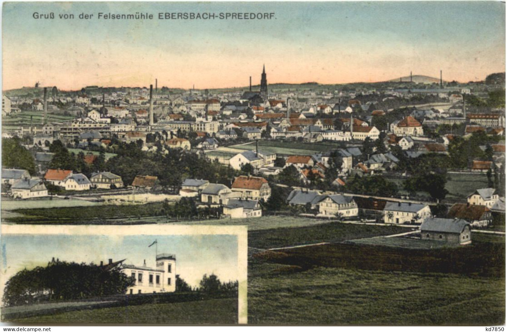 Ebersbach - Spreedorf - Restaurant Felsenmühle - Ebersbach (Loebau/Zittau)