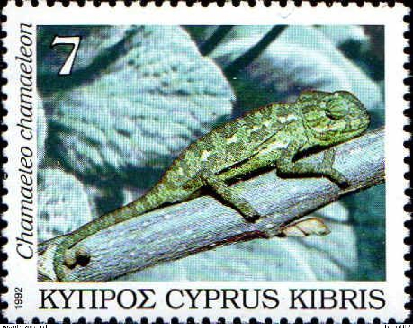 Chypre Poste N** Yv: 794 Mi:794 Chamaeleo Chameleon - Ungebraucht