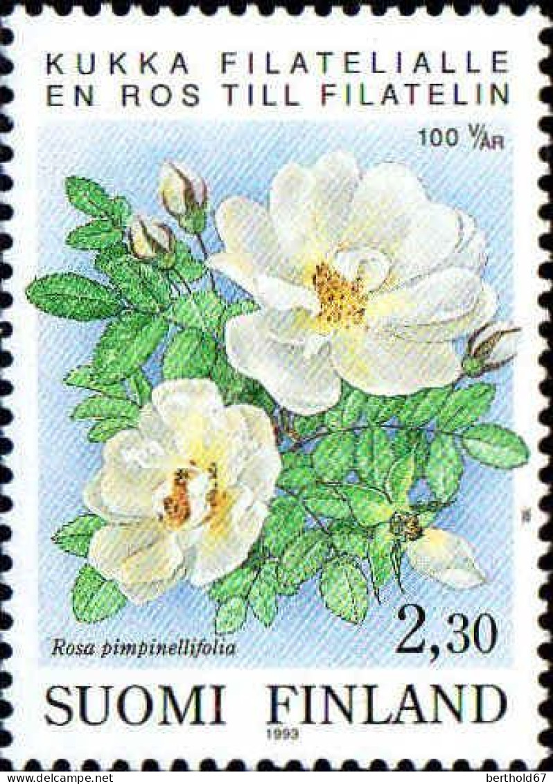 Finlande Poste N** Yv:1174 Mi:1208 Rosa Pimpinellifolia - Ungebraucht