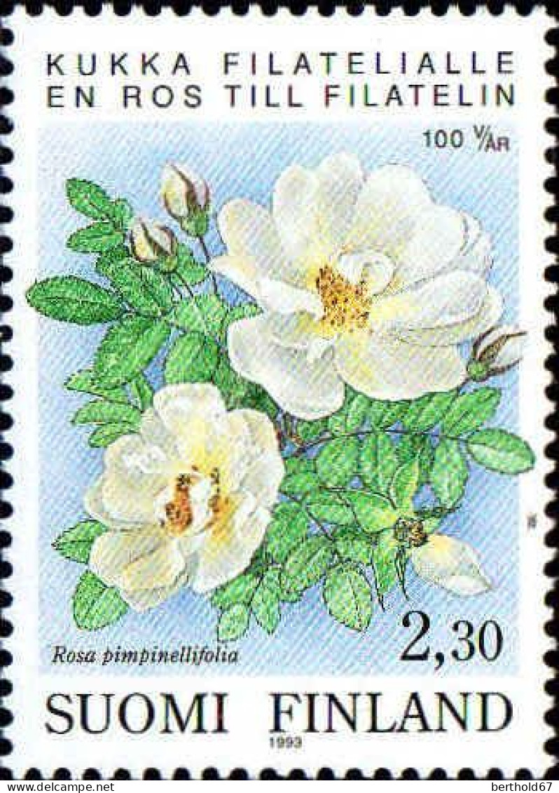 Finlande Poste N** Yv:1174 Mi:1208 Rosa Pimpinellifolia - Nuevos