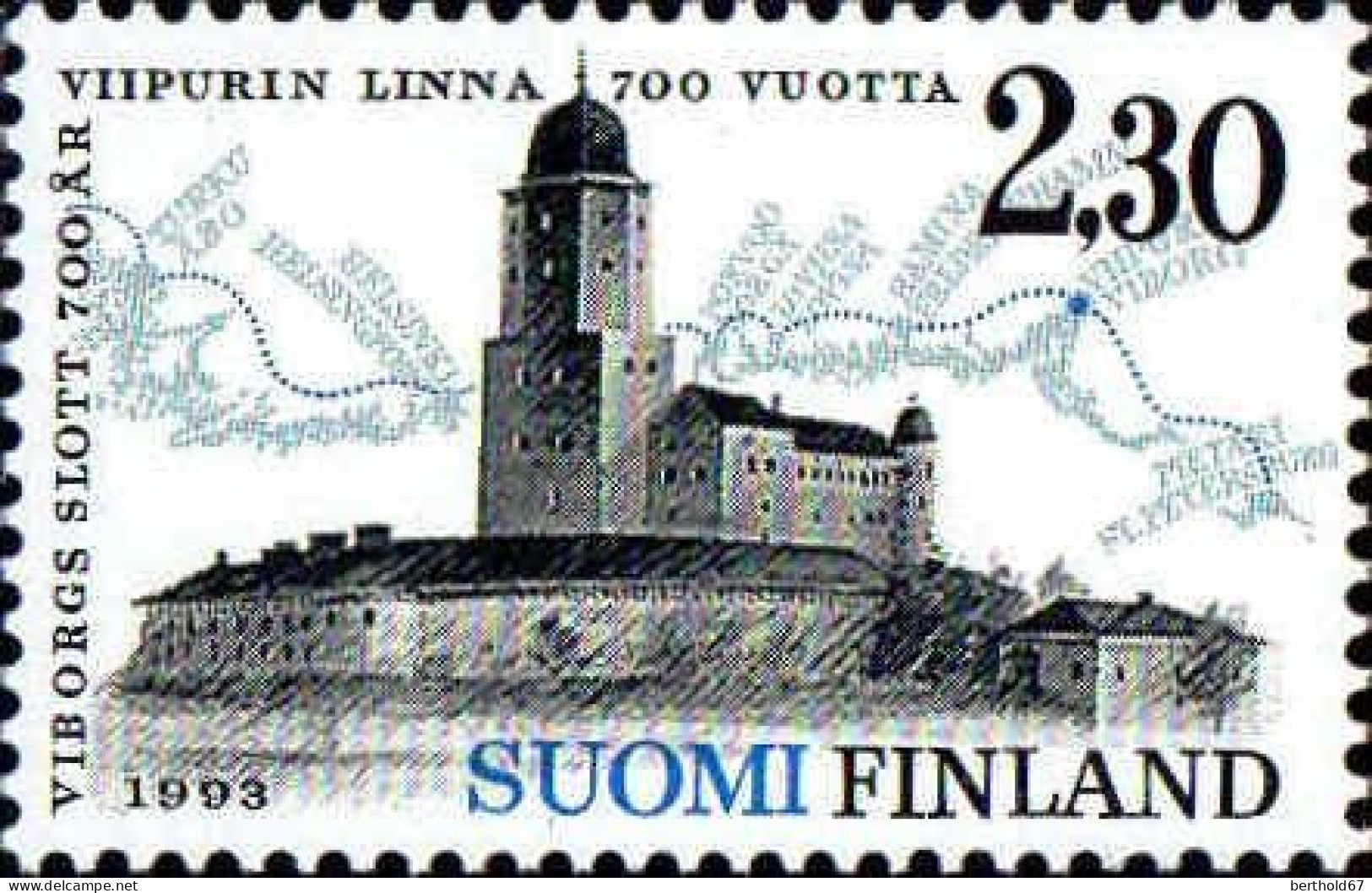 Finlande Poste N** Yv:1175 Mi:1209 Viborgs Slott 700 Ar Viipurin Linna 700 Vuotta - Neufs