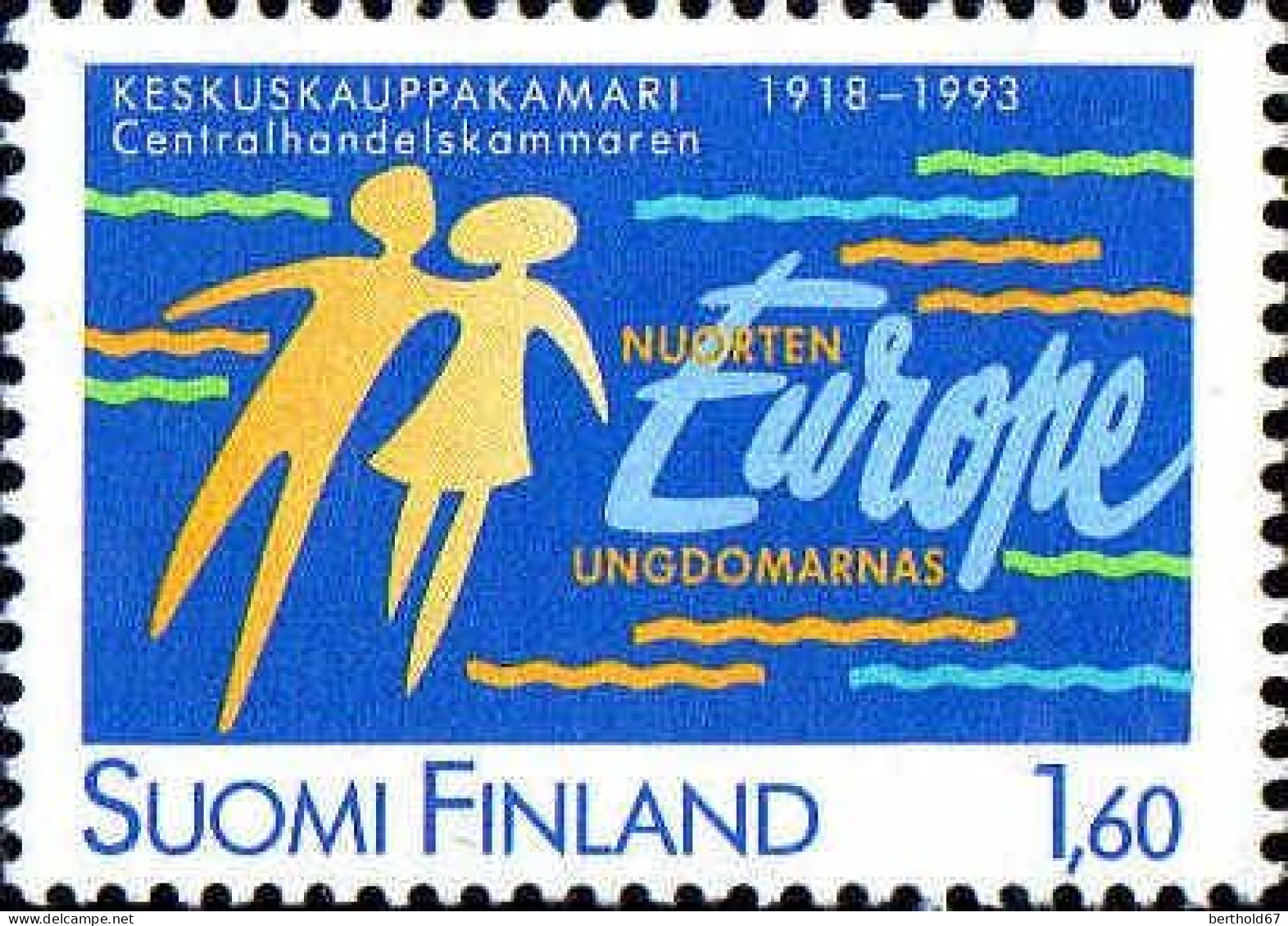 Finlande Poste N** Yv:1163 Mi:1197 Europe Kezkuskauppakamari - Nuovi