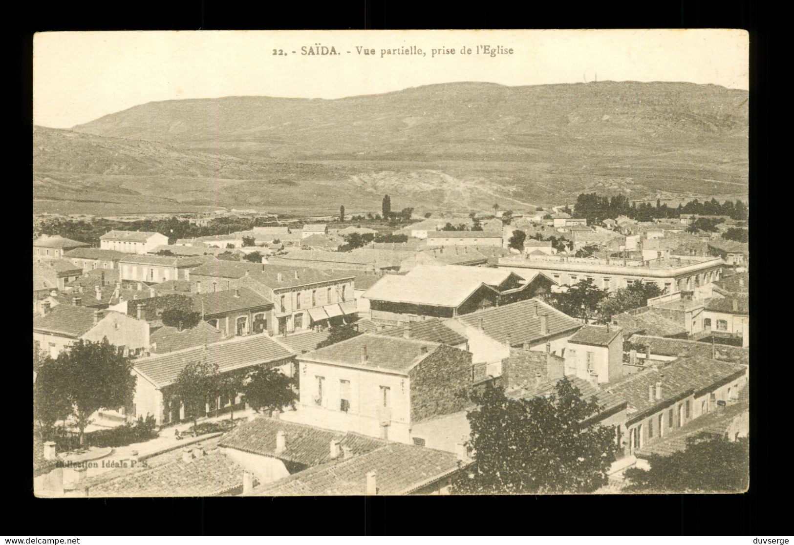 Algerie Saïda Vue Generale  Prise De L ' Eglise - Saida