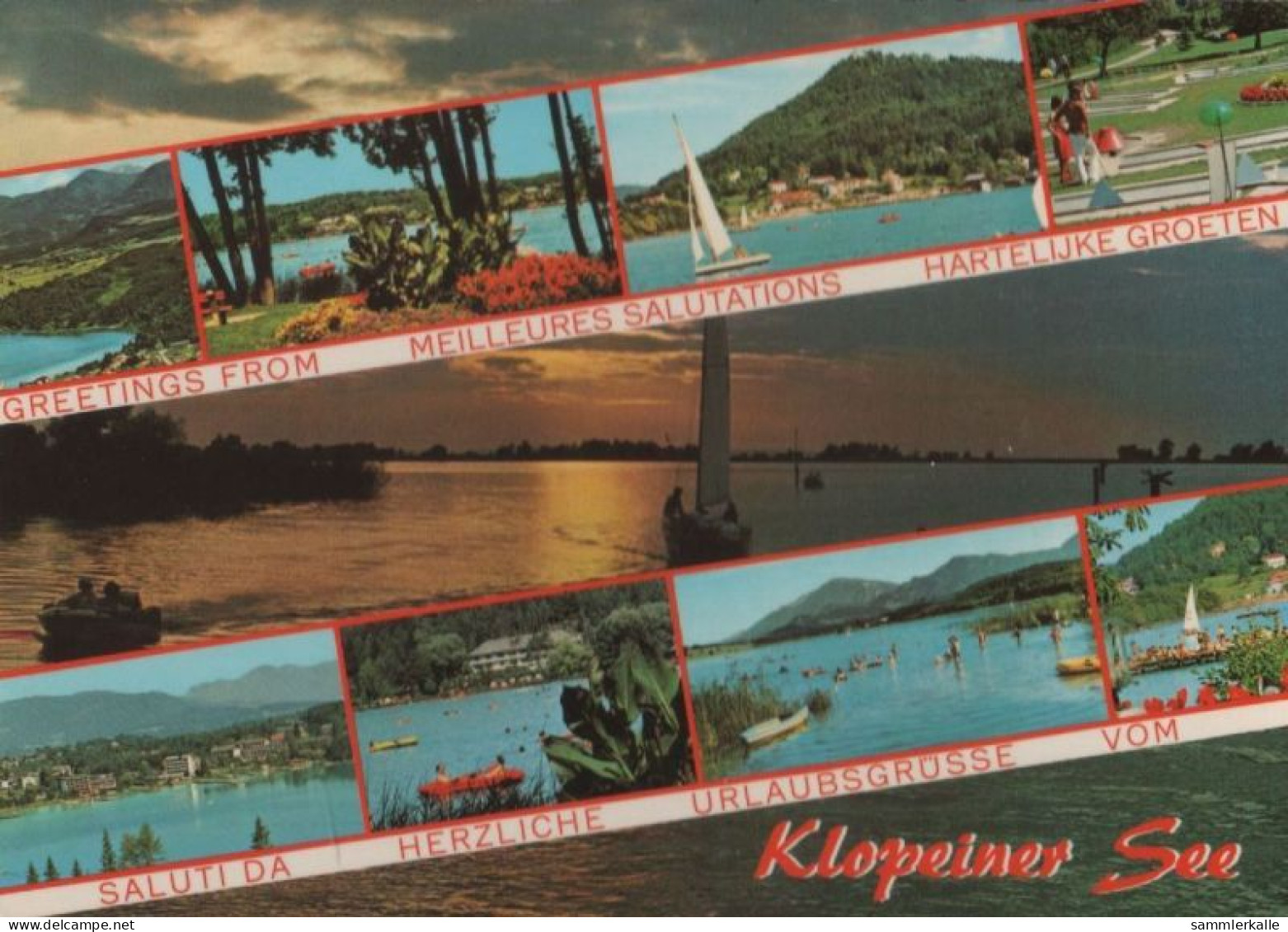 49154 - Österreich - Klopeiner See - Mit 9 Bildern - 1981 - Klopeinersee-Orte