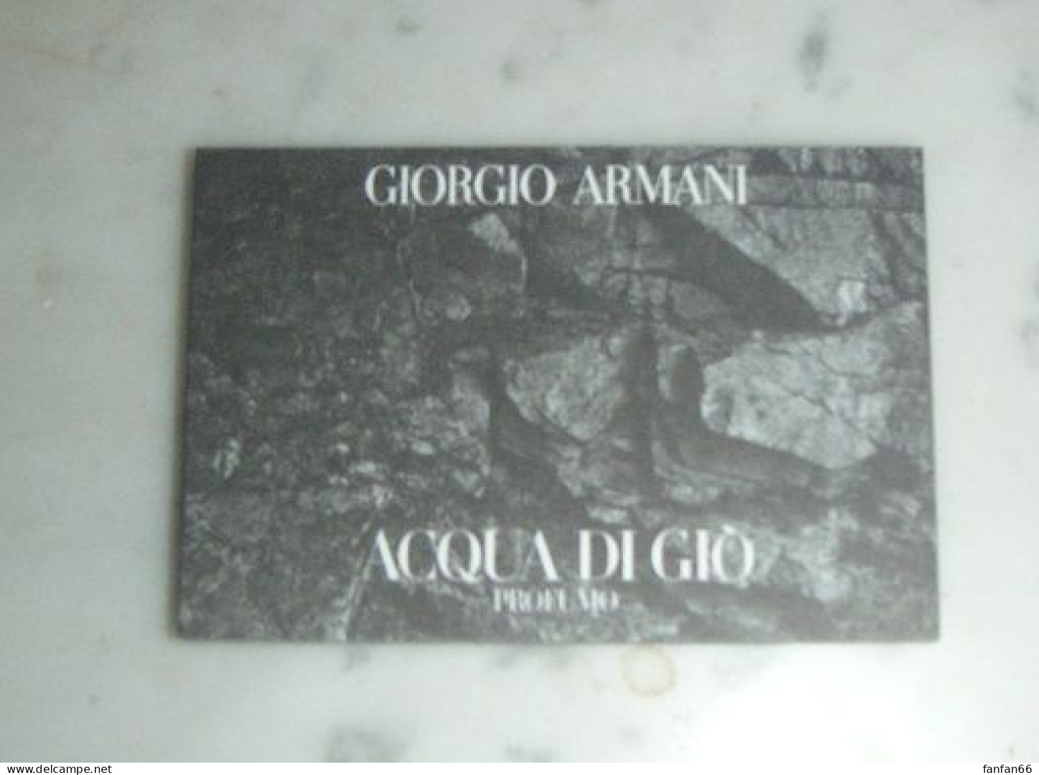 Carte Parfumée Acqua Di Gio D'Armani Profumo - Modernes (à Partir De 1961)