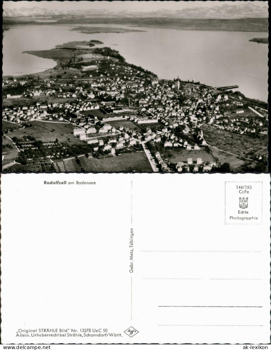 Ansichtskarte Radolfzell Am Bodensee Luftbild 1963 - Radolfzell