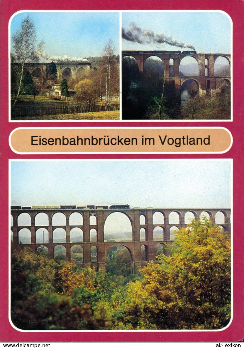 Netzschkau (Vogtland) Syratalbrücke, Elstertalbrücke, Göltzschtalbrücke 1984 - Poehl