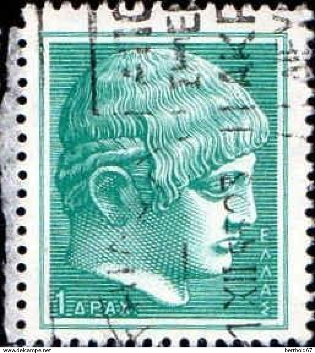 Grèce Poste Obl Yv: 613 Mi:927 Tête D'éphèbe (Obl.mécanique) - Used Stamps