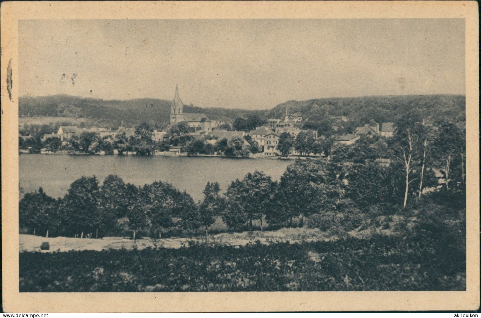 Buckow (Märkische Schweiz) Blick Von Ferdinandhöhe Panorama-Ansicht 1943 - Buckow