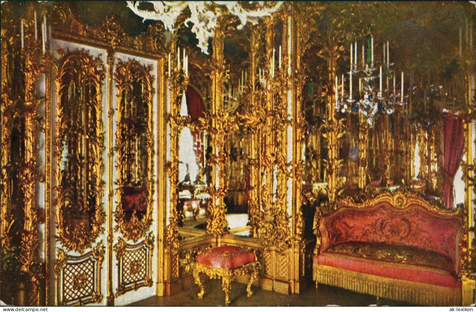 Ansichtskarte Chiemsee Ankleidezimmer Im Königlichen Schloß 1910 - Chiemgauer Alpen