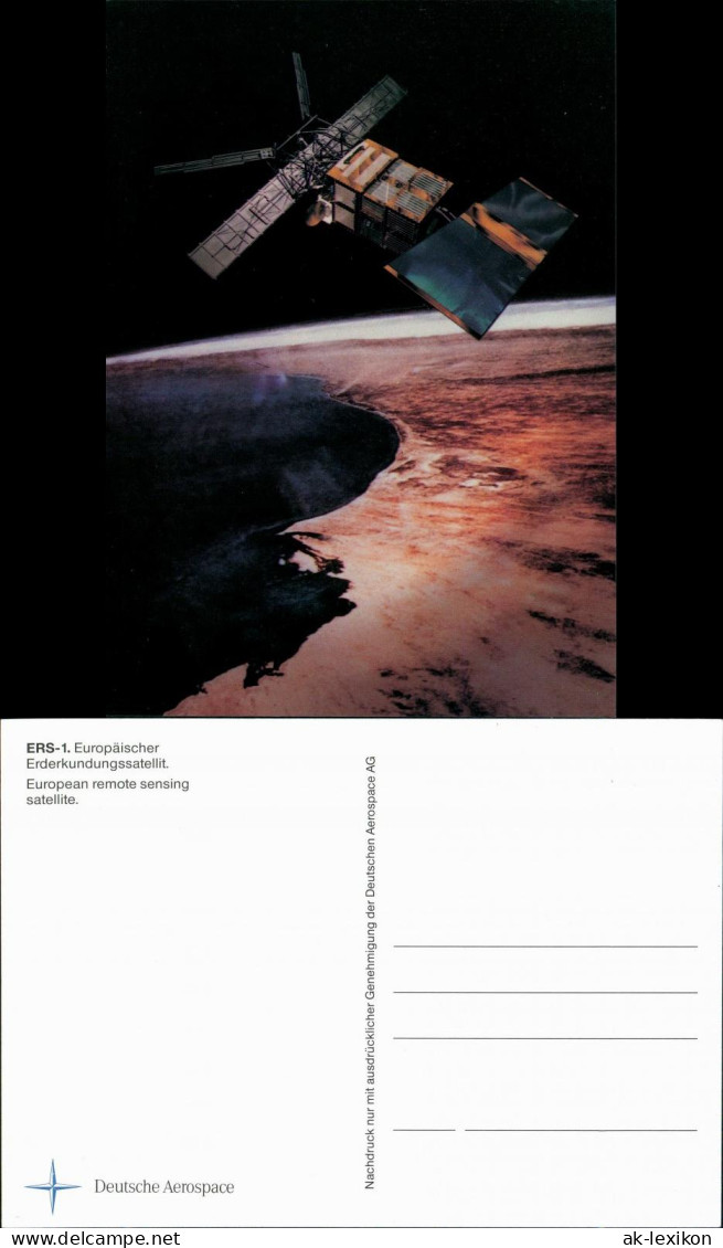 ERS-1. Europäischer Erderkundungssatellit. Flugwesen - Raumfahrt 1994 - Space