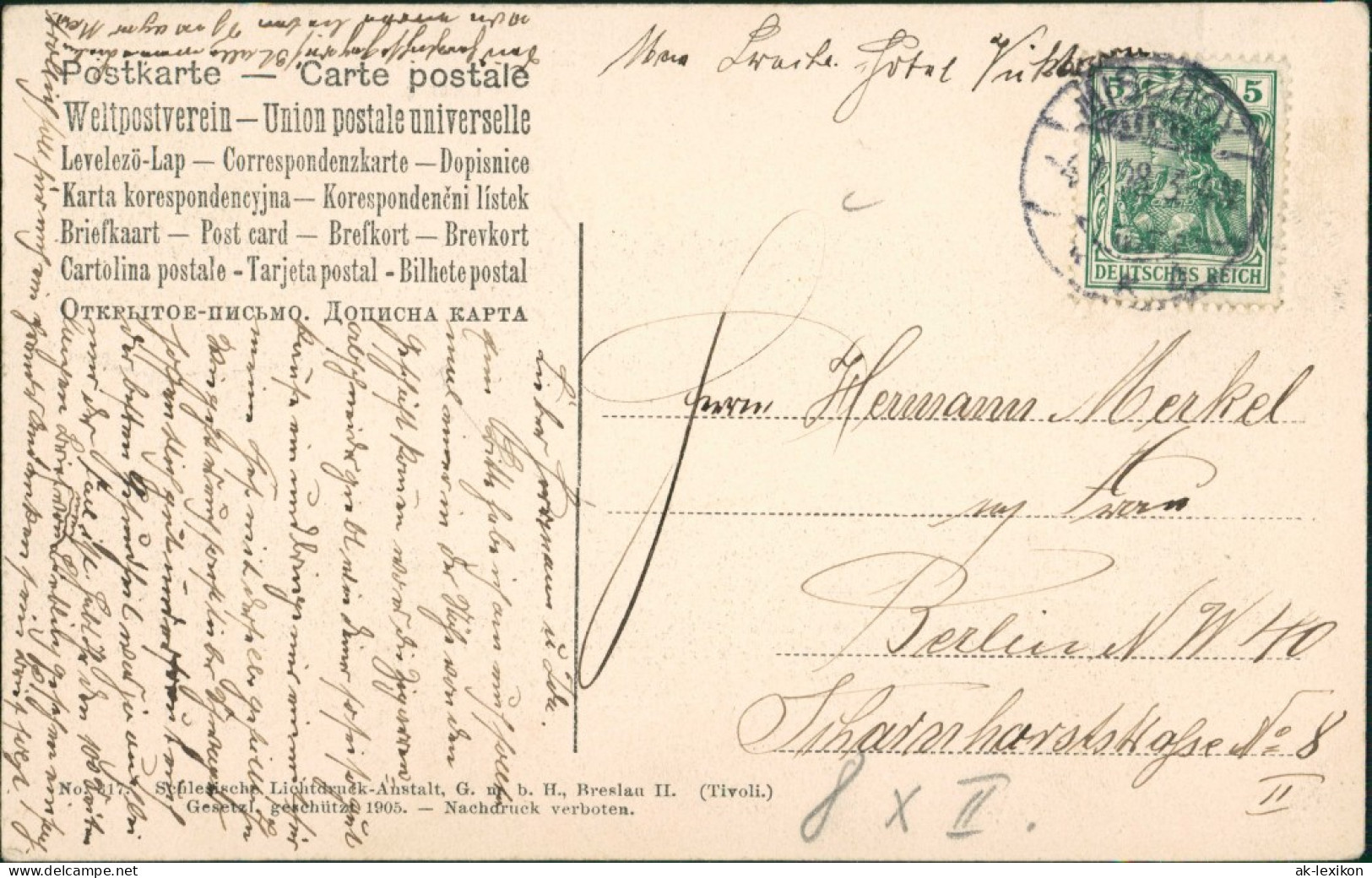 Postcard Misdroy Mi&#281;dzyzdroje Rundfahrt Auf Dem Jordansee 1909 - Pommern