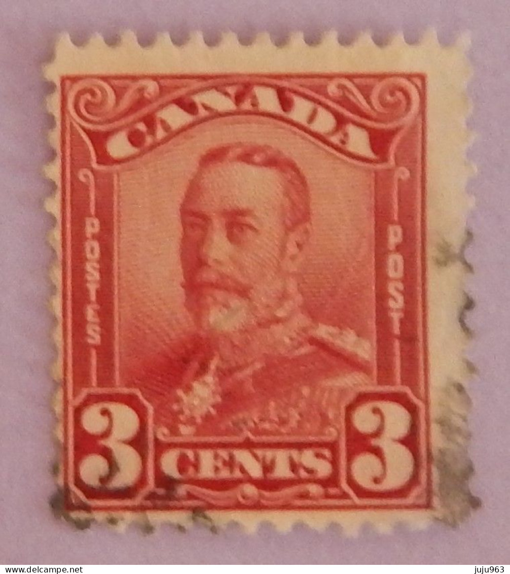 CANADA YT 131 OBLITERE "GEORGE V" ANNEES 1929/1931 - Oblitérés