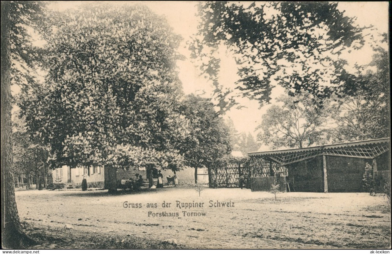 Ansichtskarte Gühlen-Glienicke-Neuruppin Forsthaus Tornow 1923 - Neuruppin