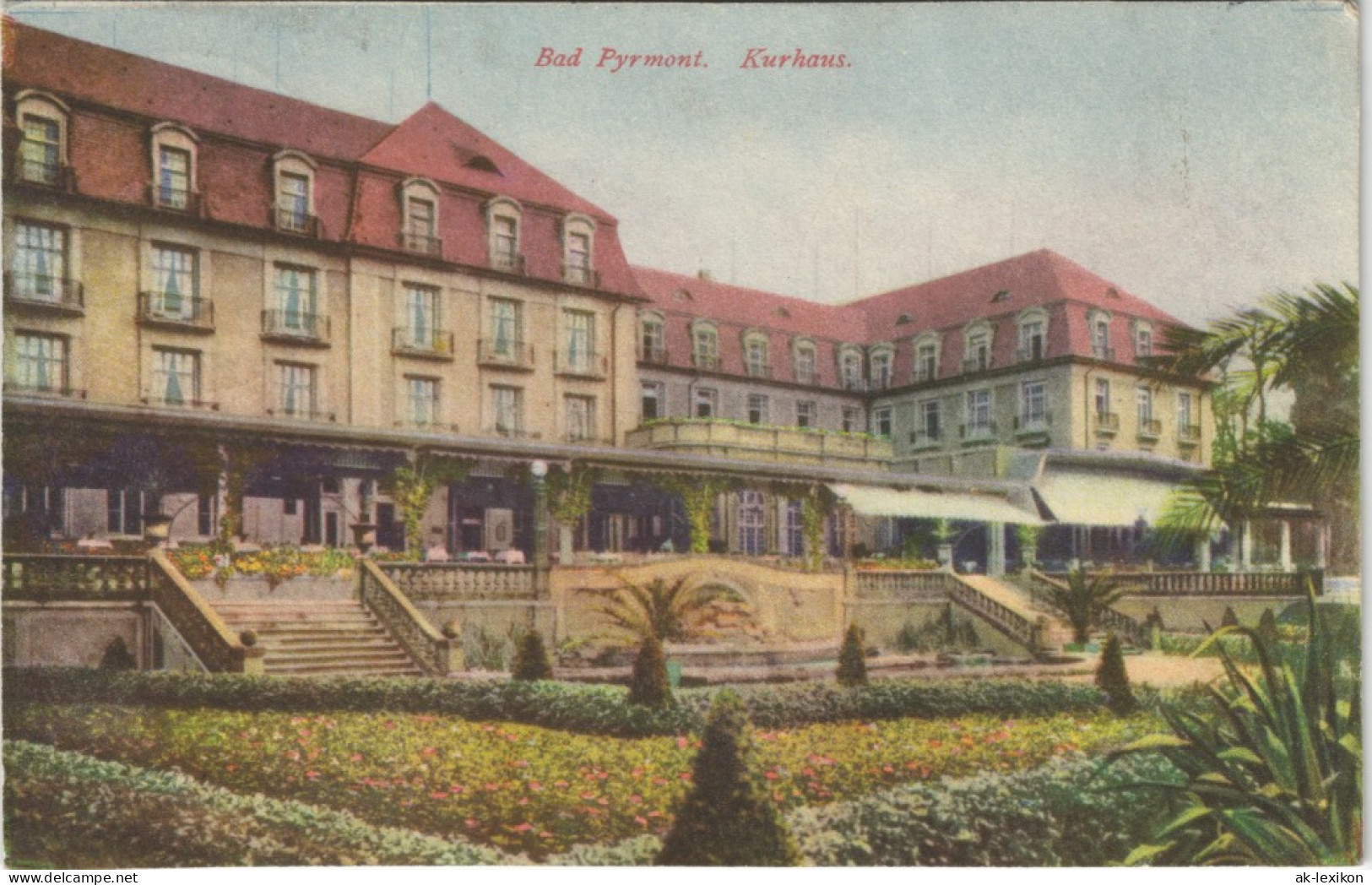 Ansichtskarte Bad Pyrmont Kurhaus 1938 - Bad Pyrmont