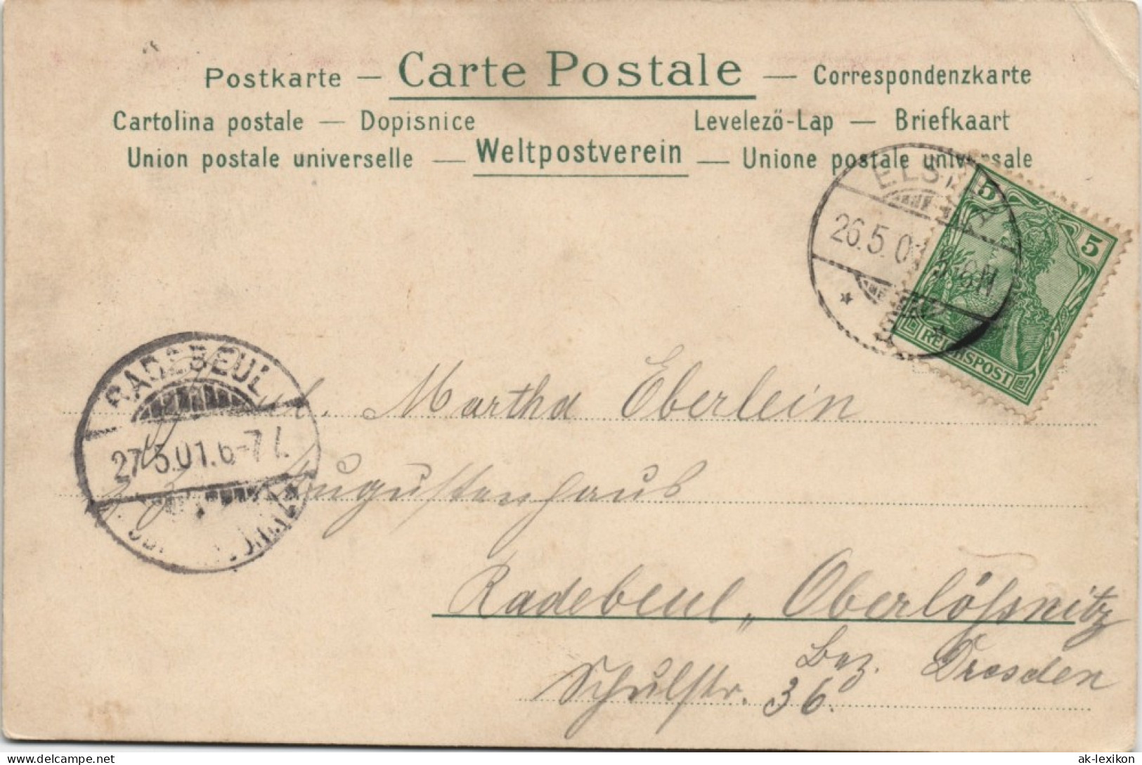 Ansichtskarte  Motiv: Engel Glückwunsch: Pfingsten Künstlerkarte 1901 - Pentecôte