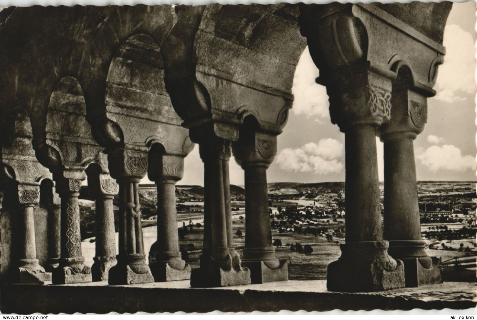 Ansichtskarte Bad Wimpfen Panorama-Ansicht Durch Arcaden Der Kaiserpfalz 1965 - Bad Wimpfen