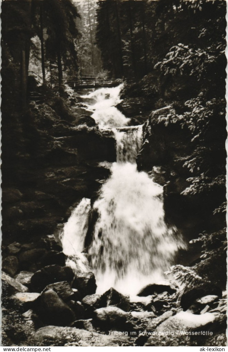 Triberg Im Schwarzwald Kaskaden-Wasserfall Waterfall River Falls 1960 - Triberg