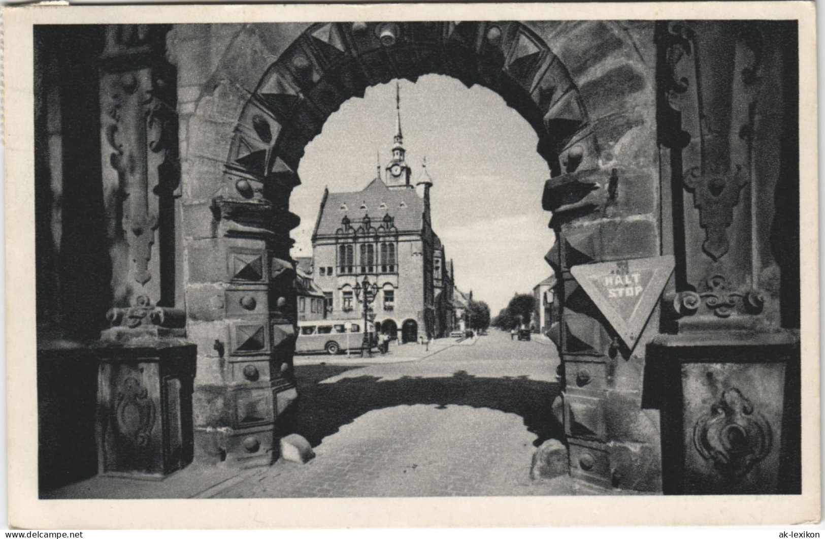 Ansichtskarte Bückeburg Partie Am Rathaus 1960 - Bueckeburg